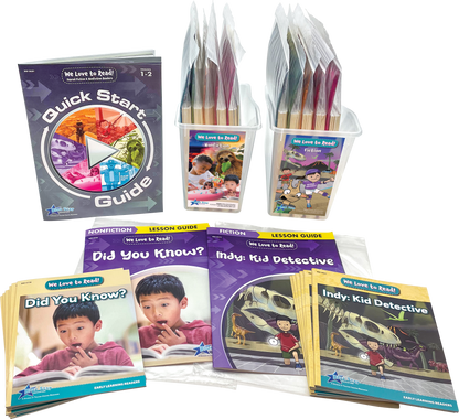 We Love to Read! Fiction & Nonfiction Paired Readers Complete Kit for Grades 1-2