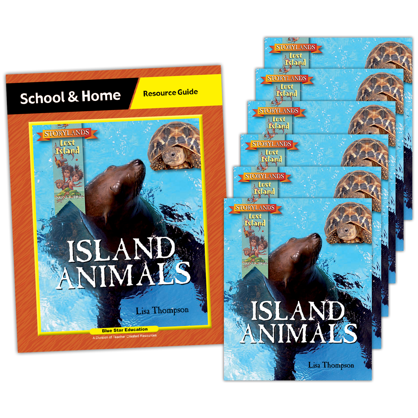 Lost Island Nonfiction: Island Animals - Level F Book Room