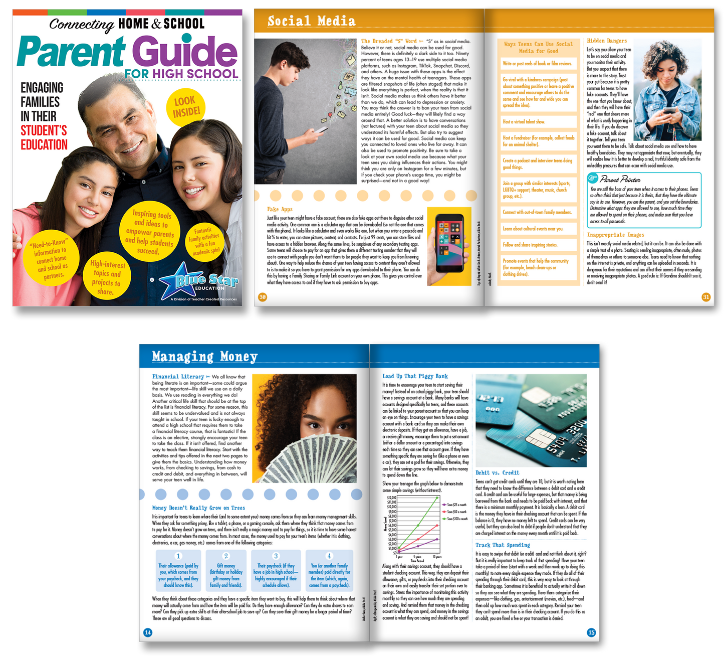 Connecting Home & School Parent Guide for High School - 6-Pack