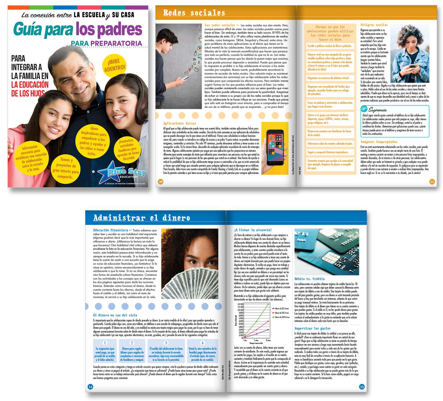 Connecting Home & School Parent Guide for High School - 6-Pack - Spanish