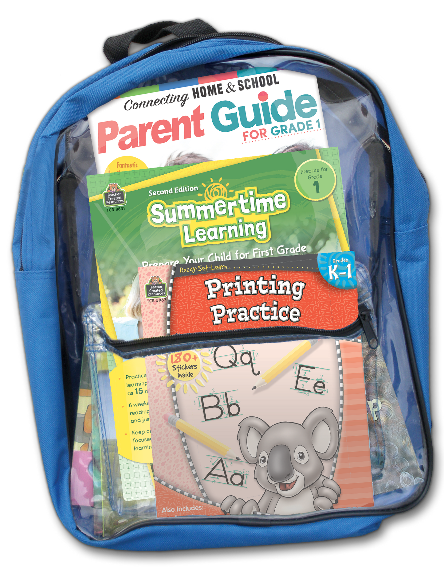 Summertime Learning: Preparing For First Grade Backpack