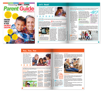 Connecting Home & School Parent Guide for Grade 6 - 6-Pack