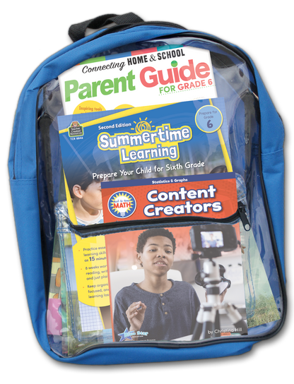 Summertime Learning: Preparing For Sixth Grade Backpack