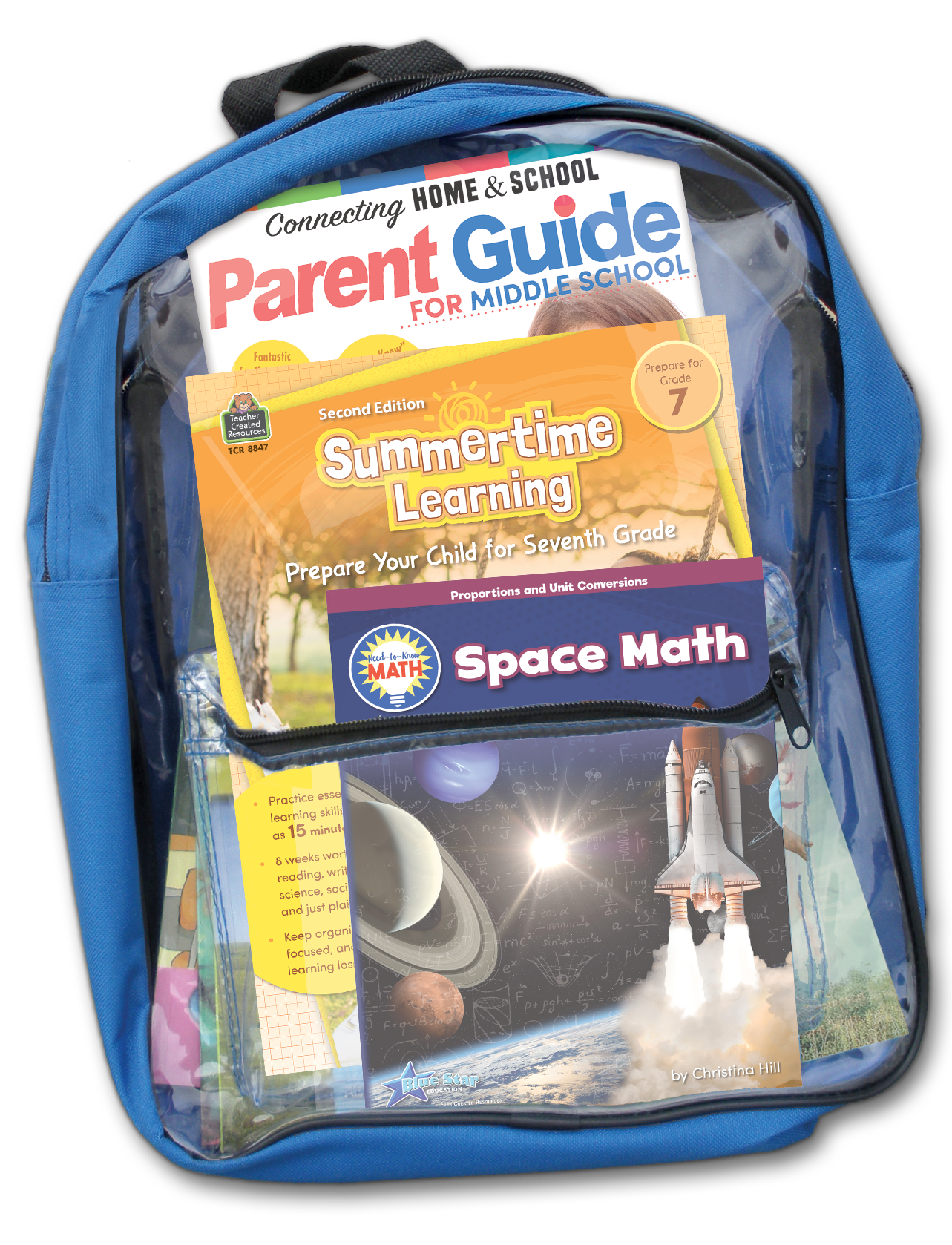 Summertime Learning: Preparing For Seventh Grade Backpack