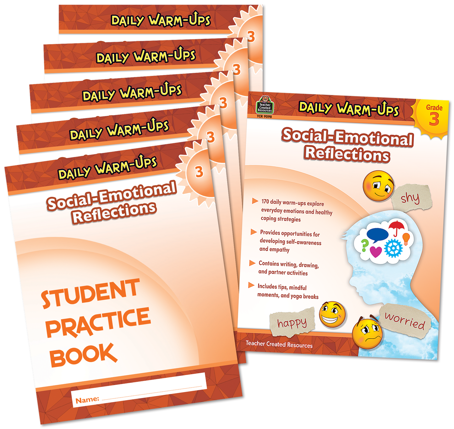 Daily Warm-Ups Bundle: Social Emotional Reflections Grade 3