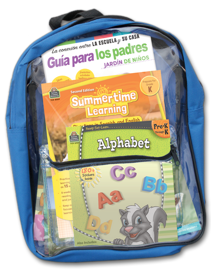 Summertime Learning: Preparing For Kindergarten Spanish Backpack