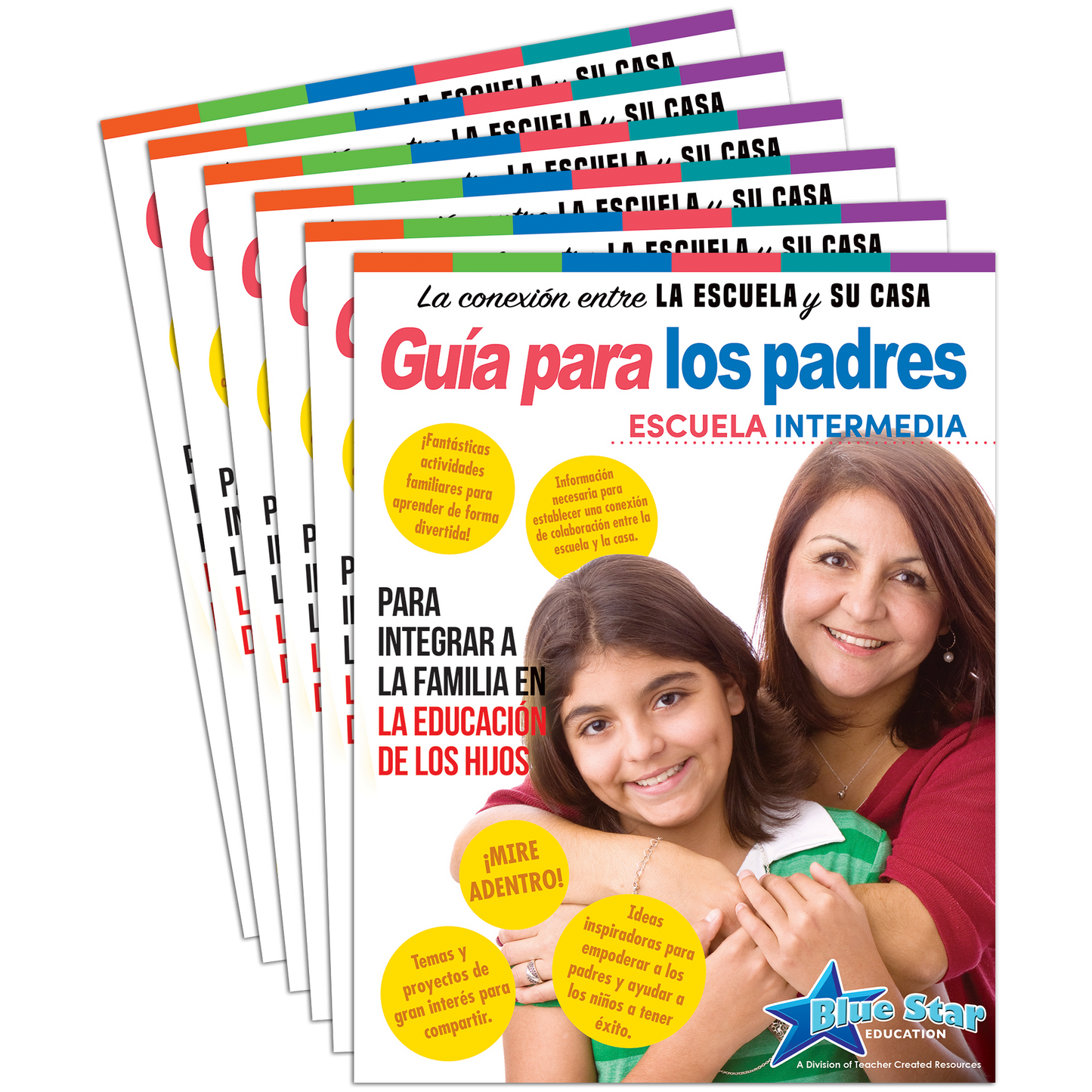 Connecting Home & School Parent Guide for Middle School - 6-Pack - Spanish