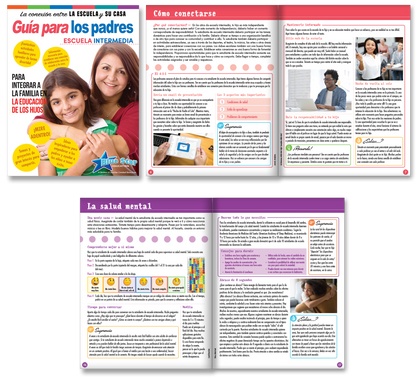 Connecting Home & School Parent Guide for Middle School - 6-Pack - Spanish