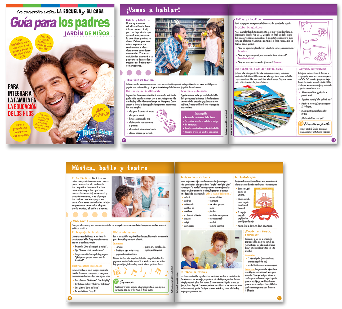 Connecting Home & School Parent Guide for Kindergarten - 6-Pack - Spanish