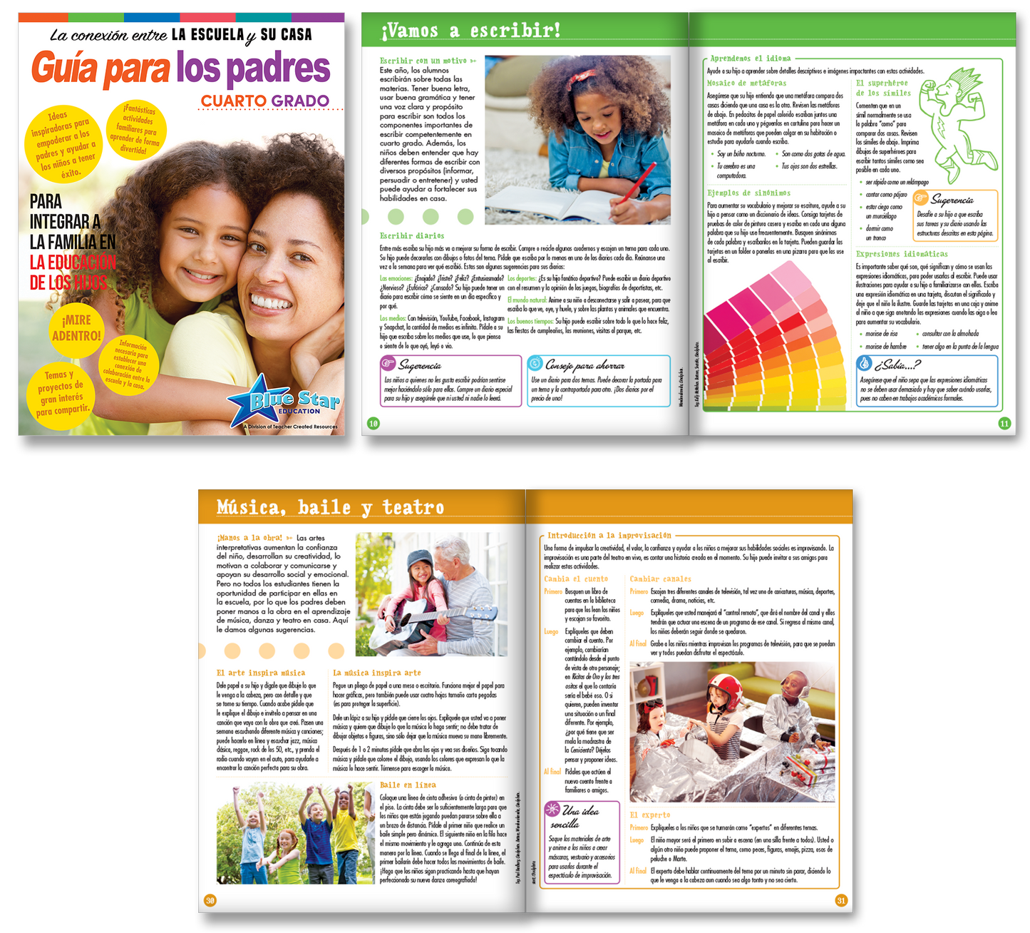 Connecting Home & School Parent Guide for Grade 4 - 6-Pack - Spanish