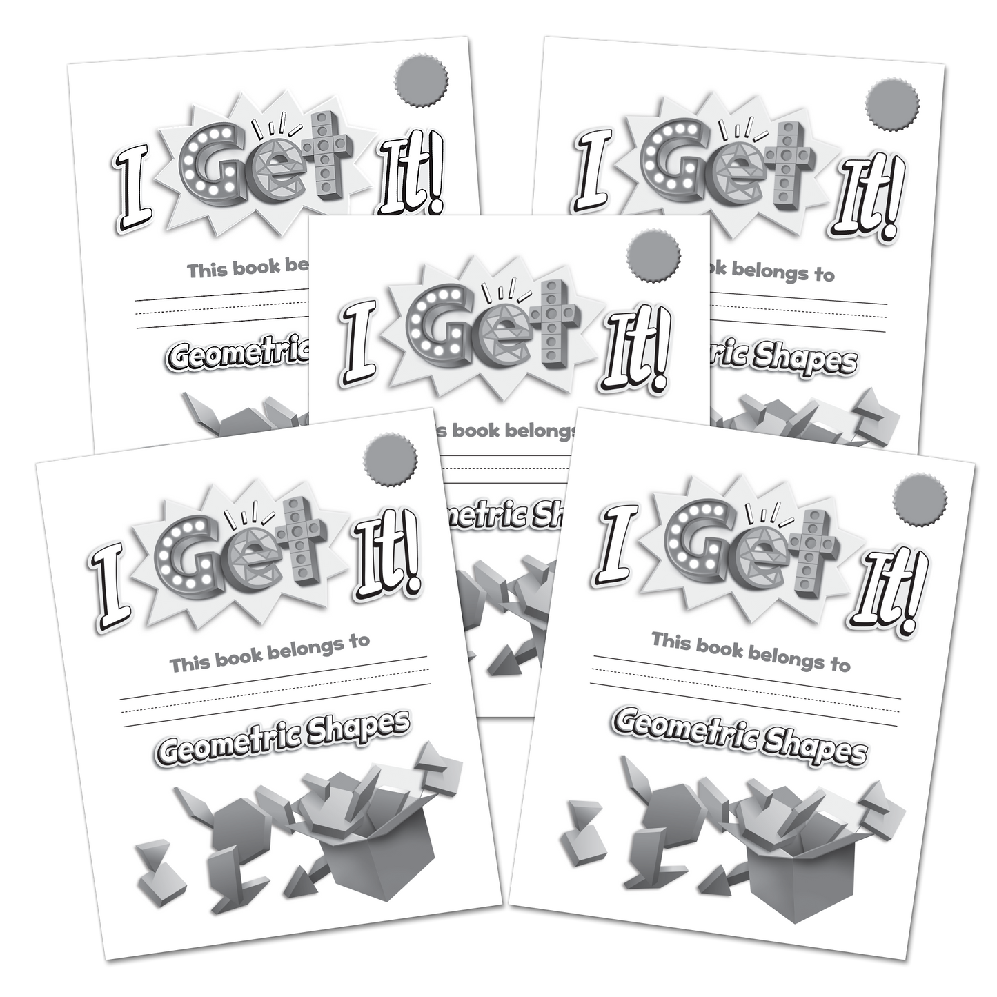 I Get It! Geometric Shapes Student Book Foundational - 5-Pack