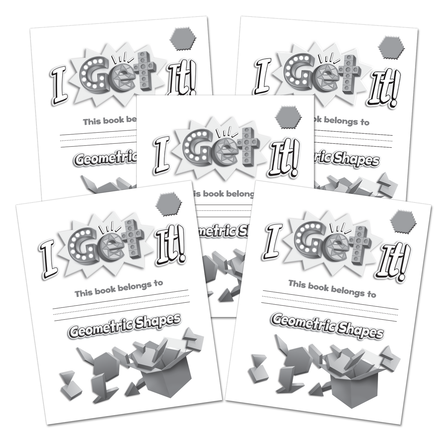 I Get It! Geometric Shapes Student Book Level 2 - 5-Pack