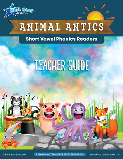 Animal Antics Short Vowel Phonics Kit A