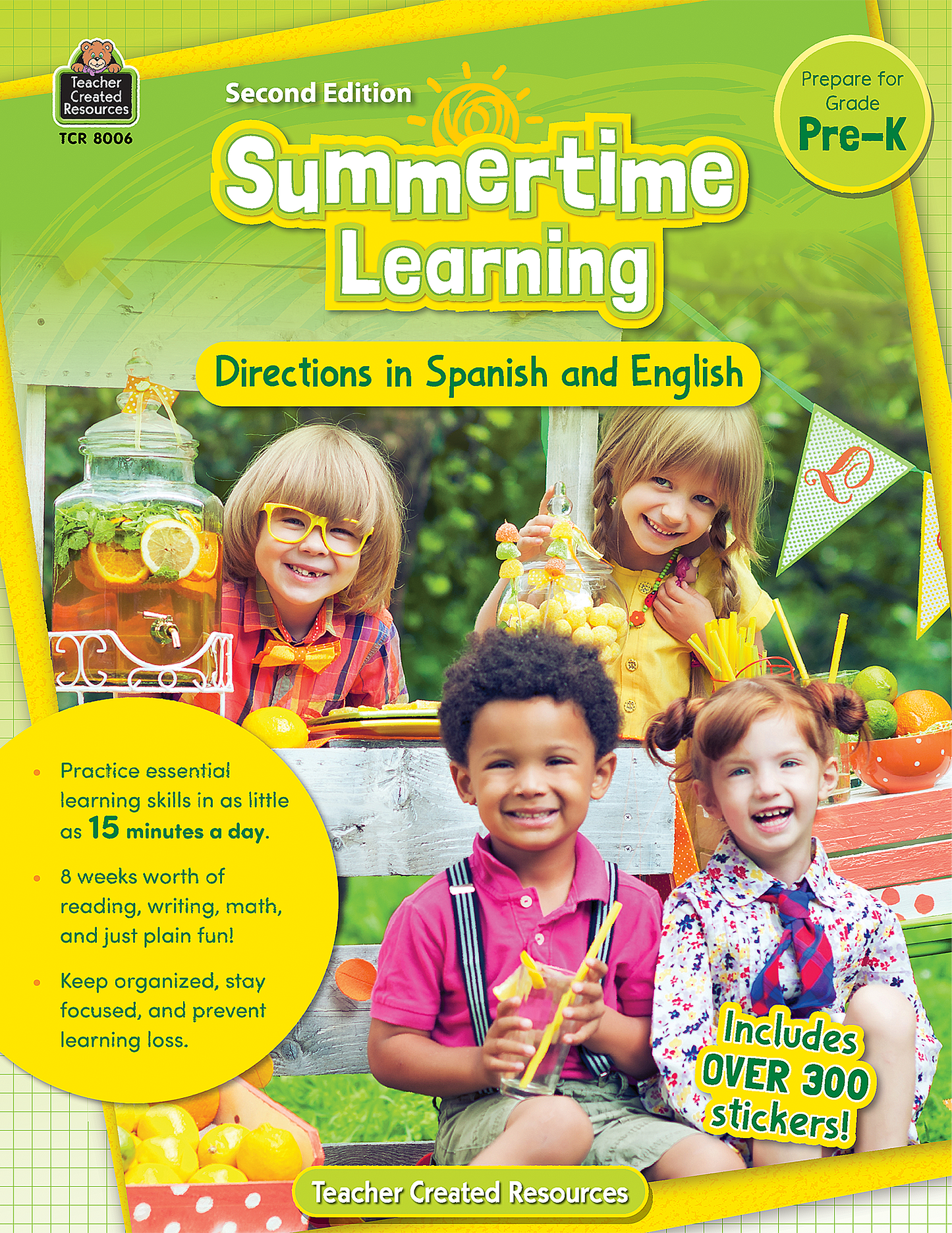 Summertime Learning Grade PreK - Spanish Directions