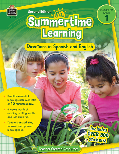 Summertime Learning Grade 1 - Spanish Directions