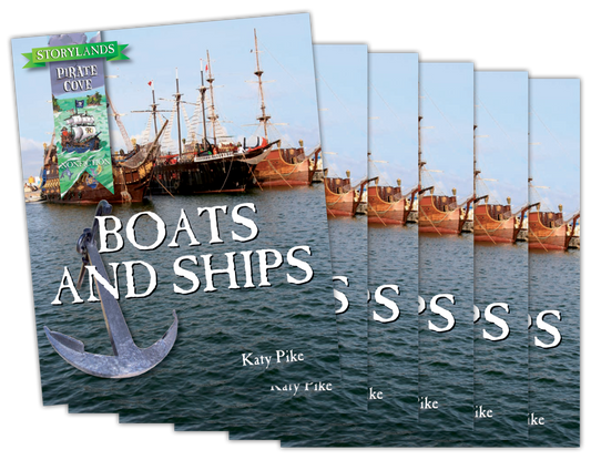 Pirate Cove Nonfiction: Boats and Ships 6-pack