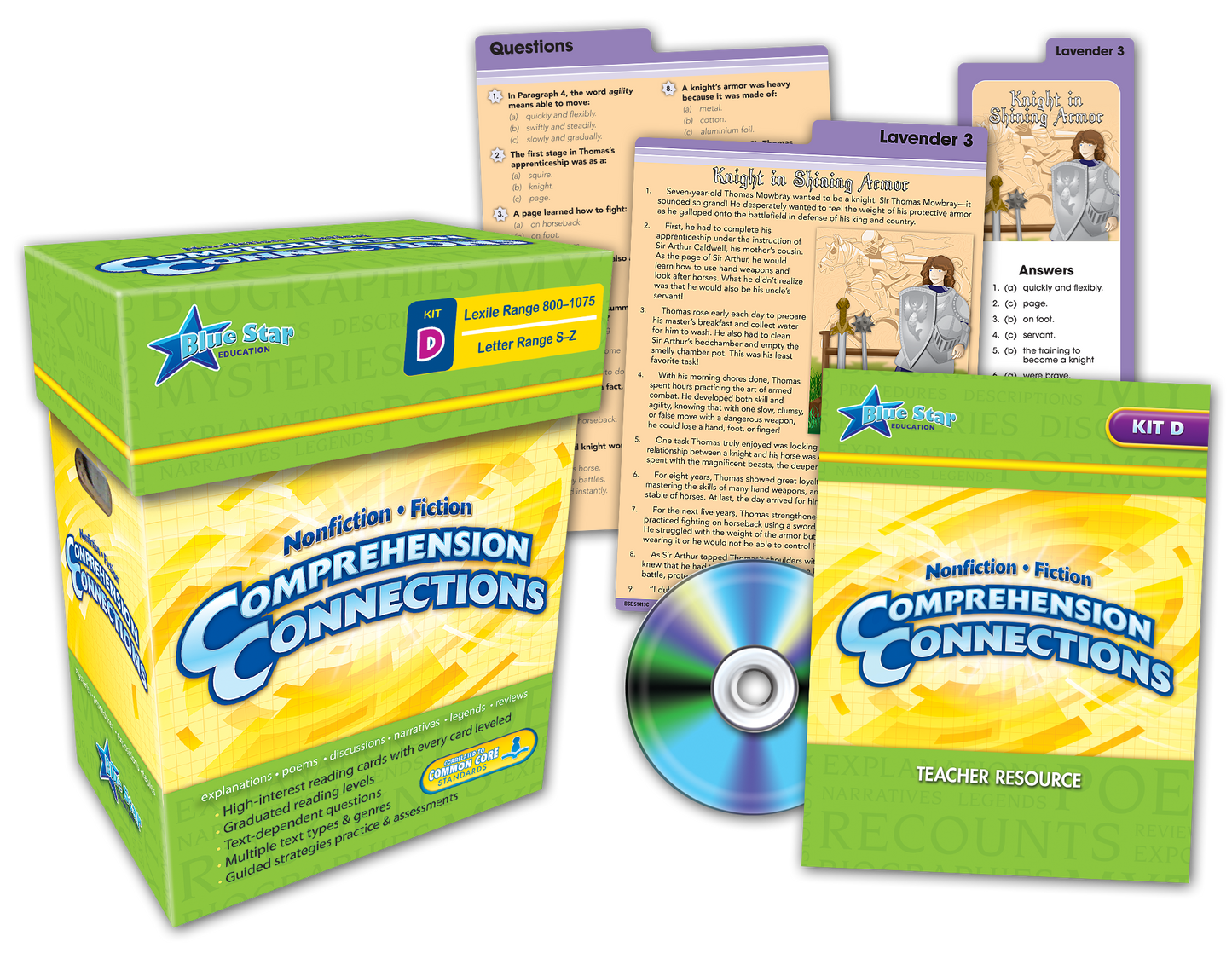 Comprehension Connections Kit D Grades 5-7