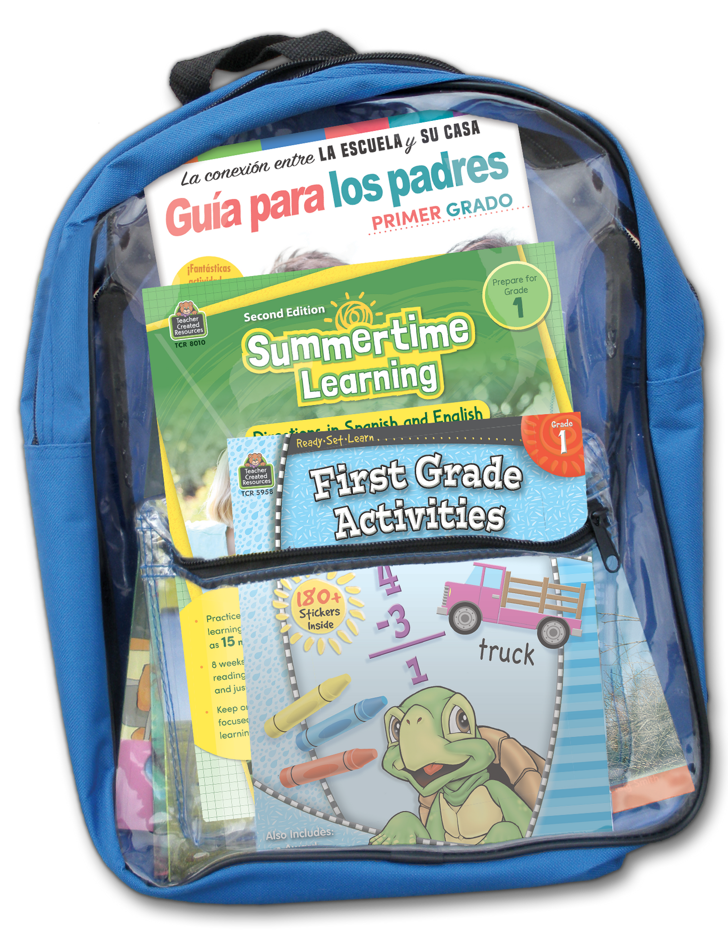 Summertime Learning: Preparing For First Grade Spanish Backpack