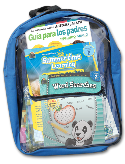 Summertime Learning: Preparing For Second Grade Spanish Backpack