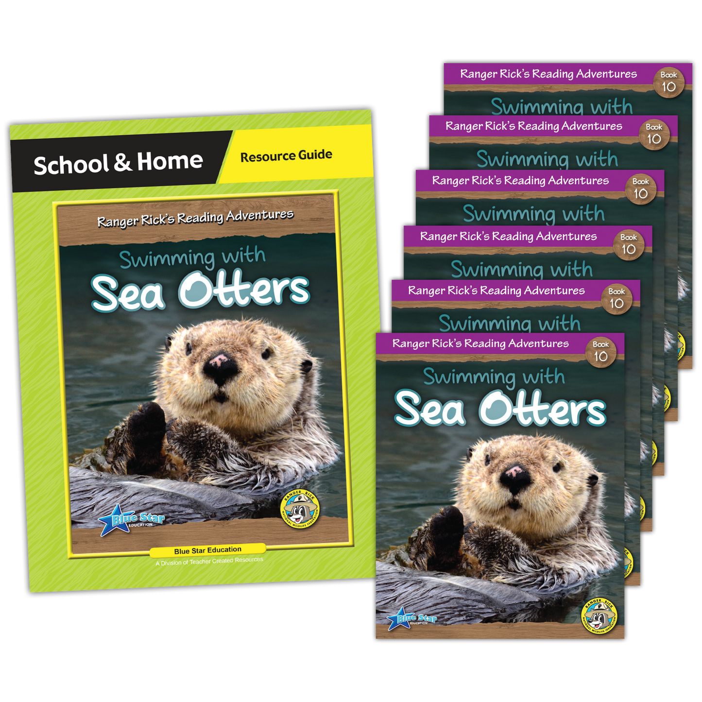 Ranger Rick's Reading Adventures: Swimming with Sea Otters - Level N/O Book Room