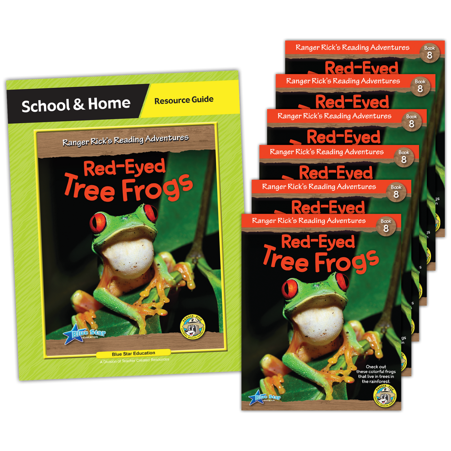 Ranger Rick's Reading Adventures: Red-Eyed Tree Frogs - Level N Book Room