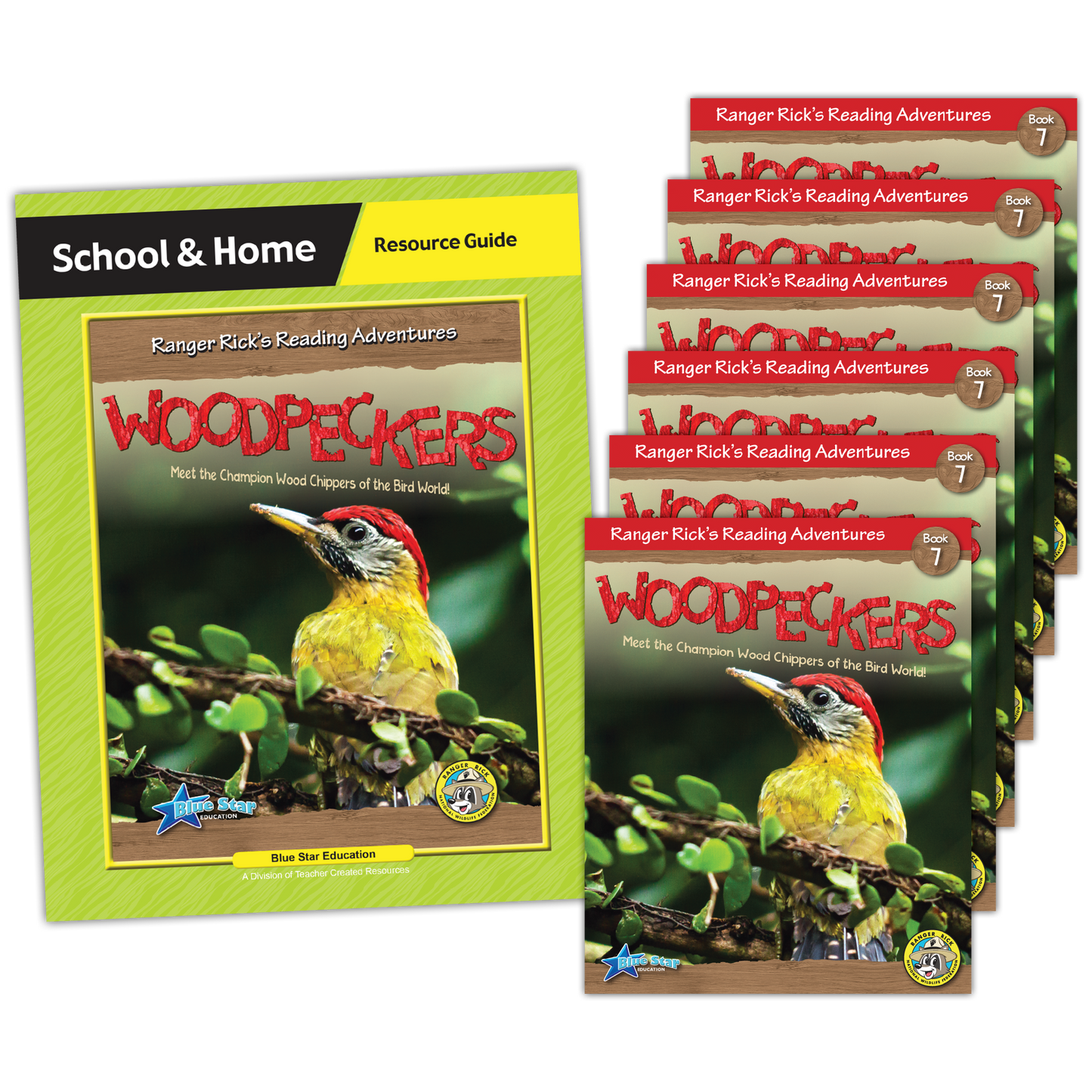 Ranger Rick's Reading Adventures: Woodpeckers - Level R/S Book Room