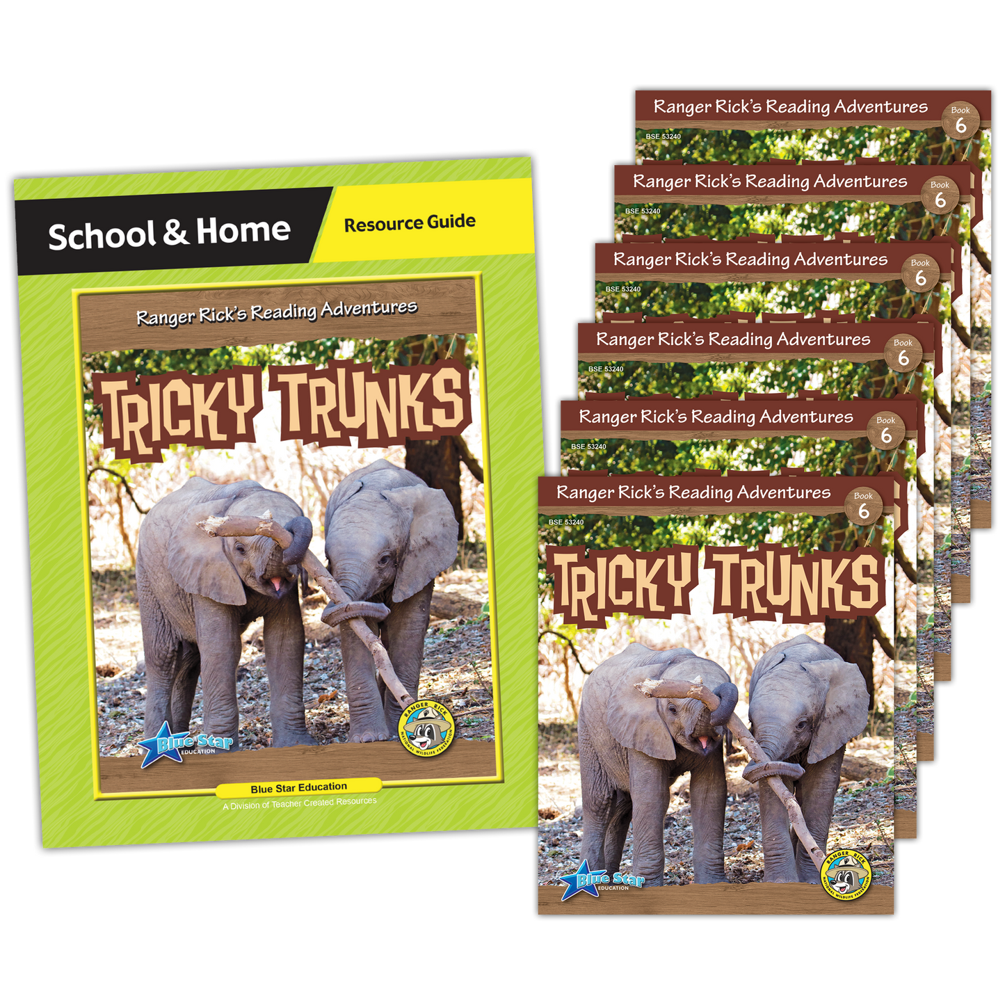 Ranger Rick's Reading Adventures: Tricky Trunks - Level K/L Book Room