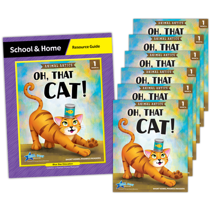 Animal Antics: Oh, That Cat! - Short a Vowel Book Room