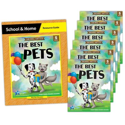 Animal Antics: The Best Pets - Short e Vowel Book Room