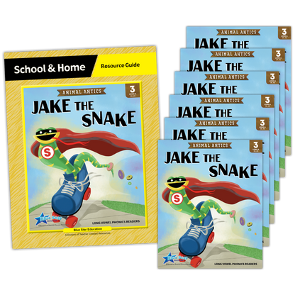 Animal Antics: Jake the Snake - Long a Vowel Book Room