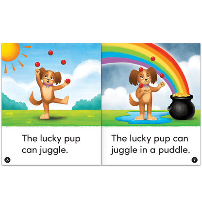 Animal Antics: The Lucky Pup - Short Vowel u Reader - 6 Pack