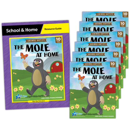 Animal Antics: The Mole at Home - Long o Vowel Book Room