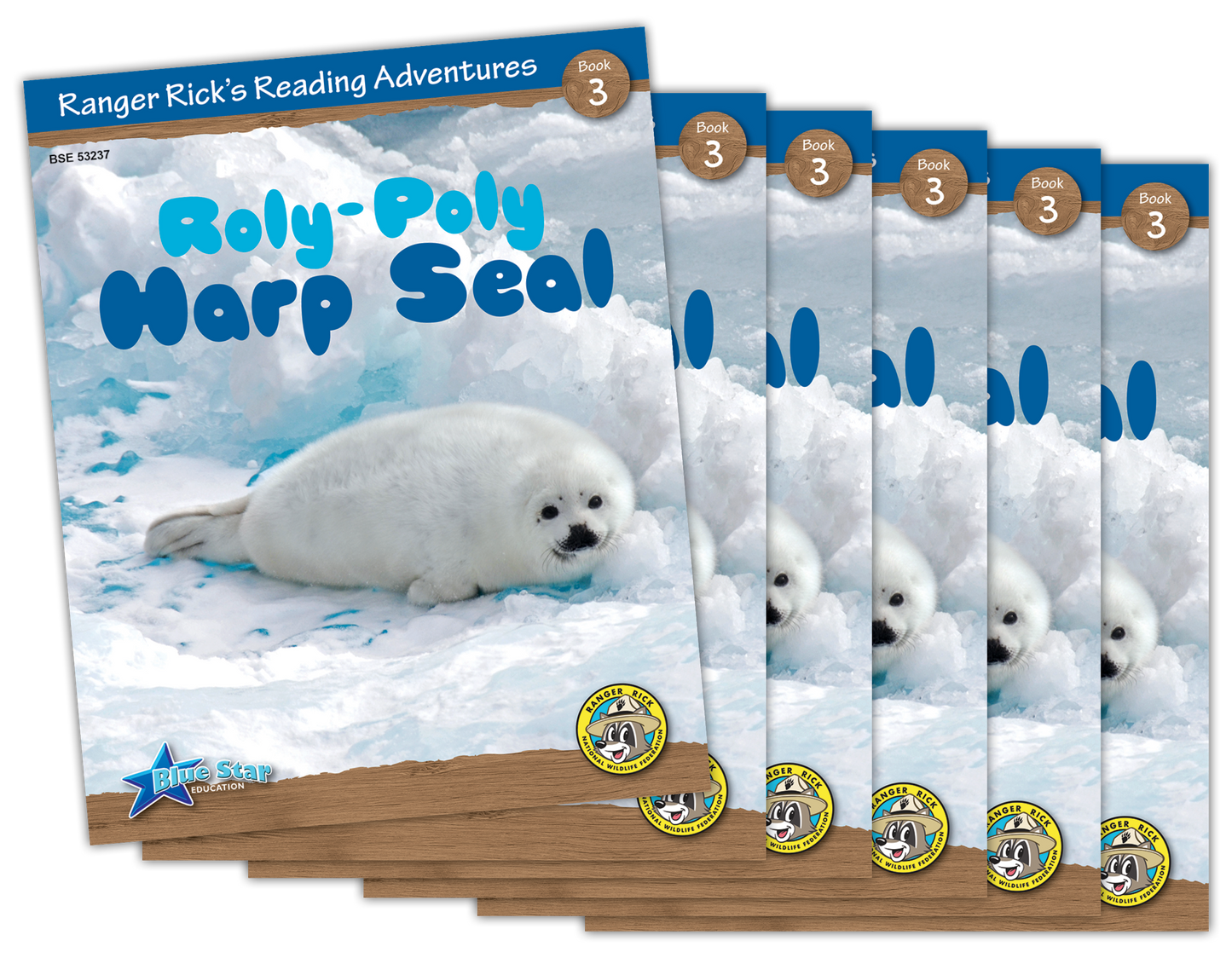 Ranger Rick's Reading Adventures: Roly Poly Harp Seal 6-Pack