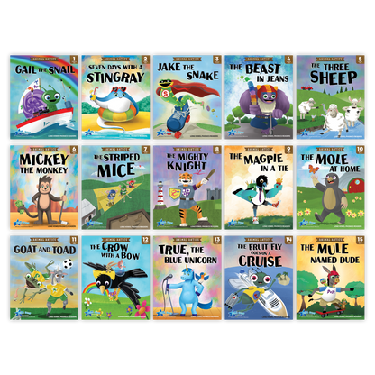 Animal Antics Long Vowel Phonics Add On Pack - 15 Titles