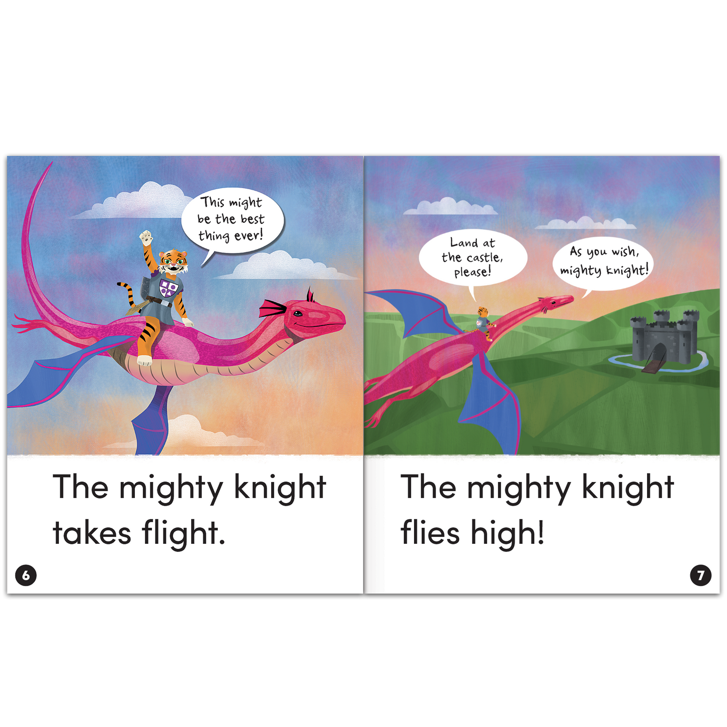 Animal Antics: The Mighty Knight - Long i Vowel Book Room