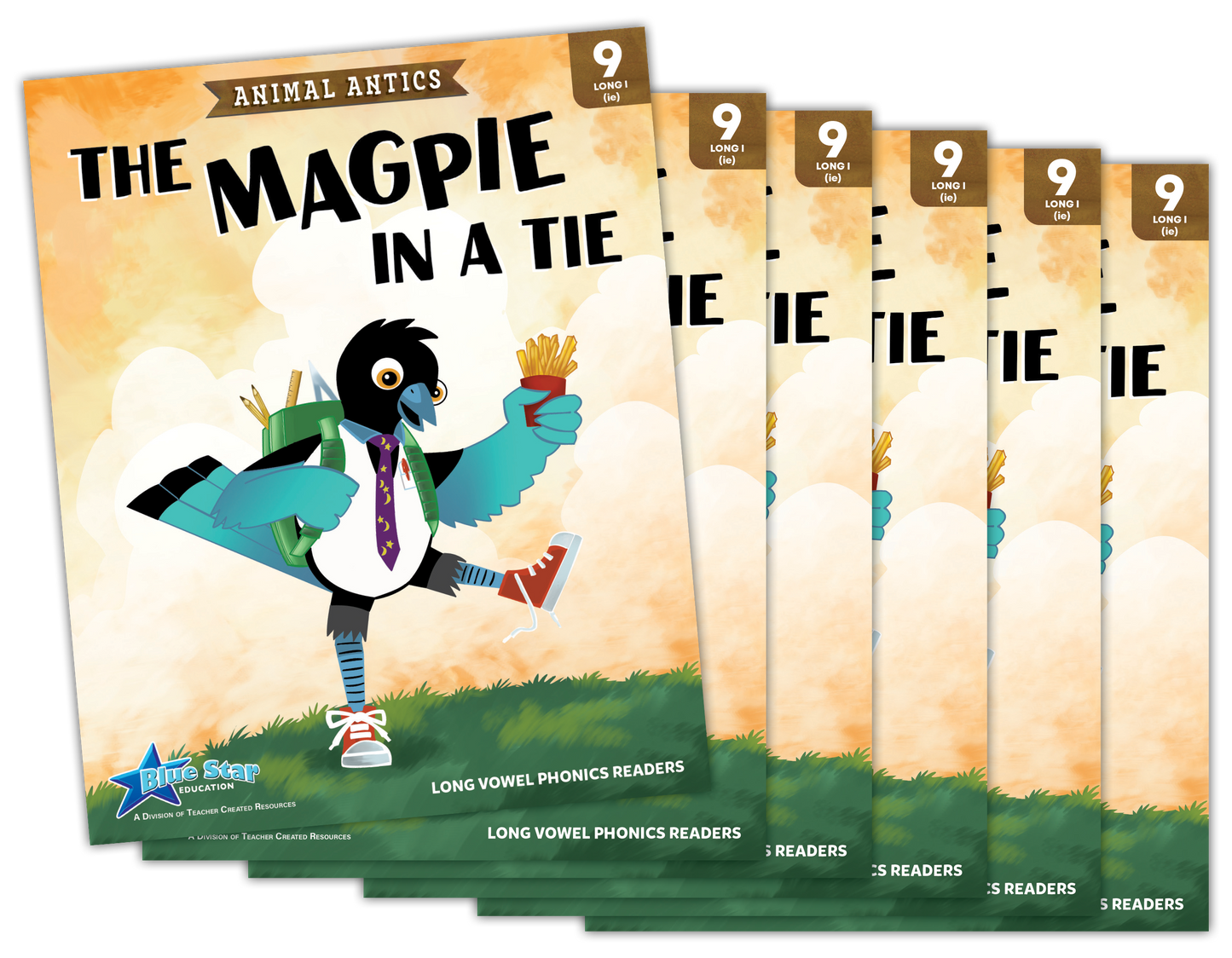 Animal Antics: The Magpie in a Tie - Long i Vowel Reader - 6 Pack