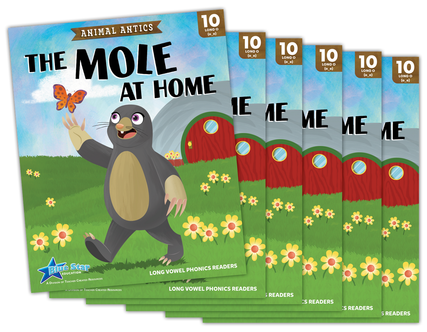 Animal Antics: The Mole at Home - Long o Vowel Reader - 6 Pack