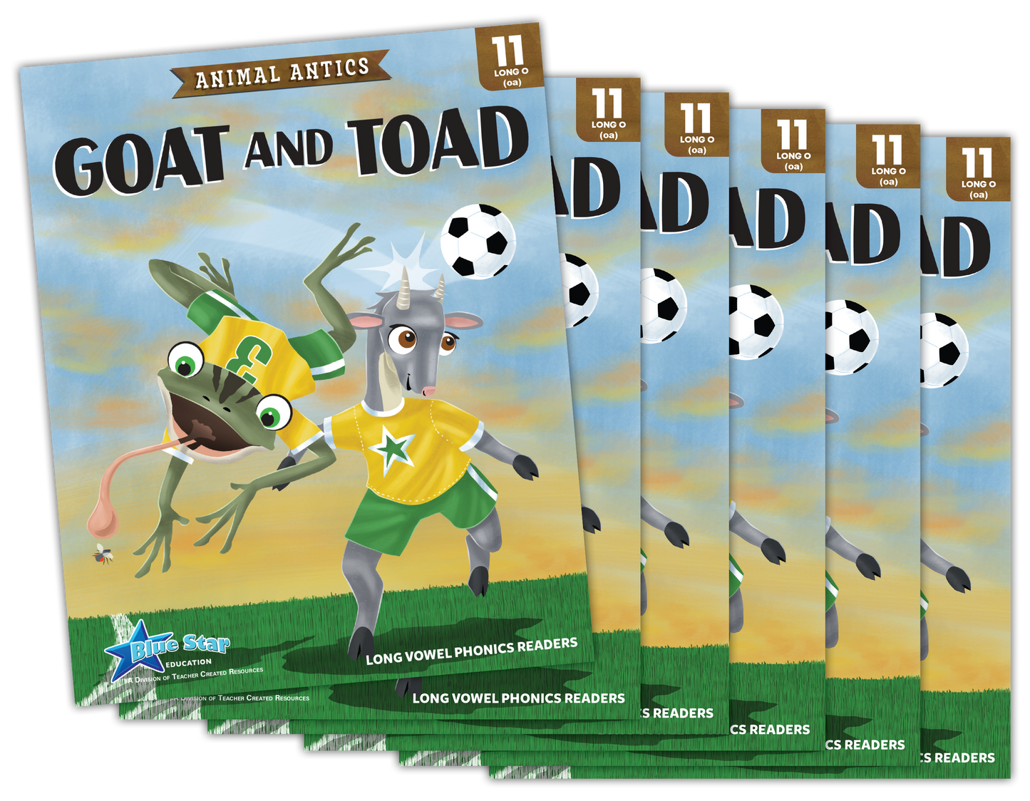 Animal Antics: The Goat and the Toad - Long o Vowel Reader - 6 Pack