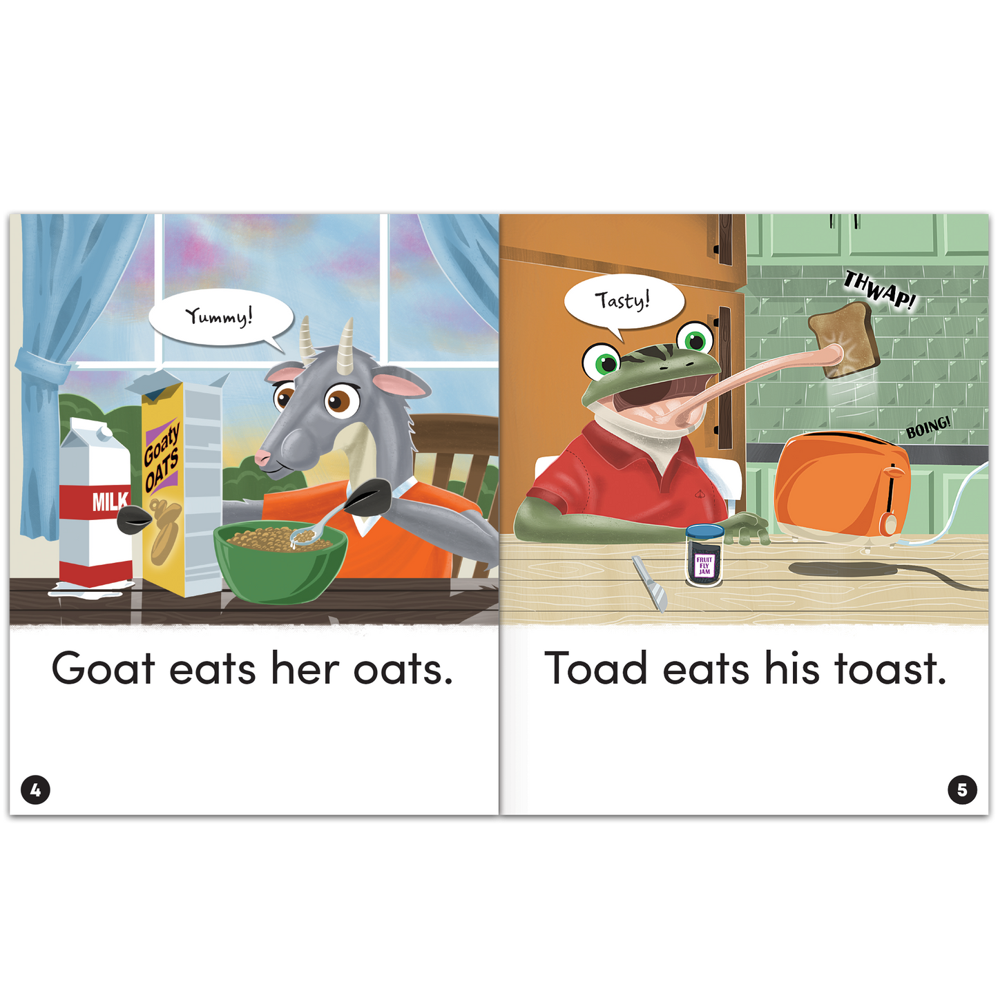 Animal Antics: The Goat and the Toad - Long o Vowel Reader - 6 Pack