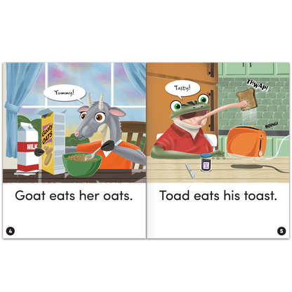 Animal Antics: The Goat and the Toad - Long o Vowel Reader - 6 Pack