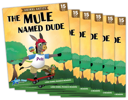 Animal Antics: The Mule Named Dude - Long u Vowel Reader - 6 Pack