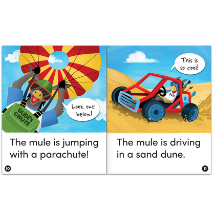 Animal Antics: The Mule Named Dude - Long u Vowel Reader - 6 Pack